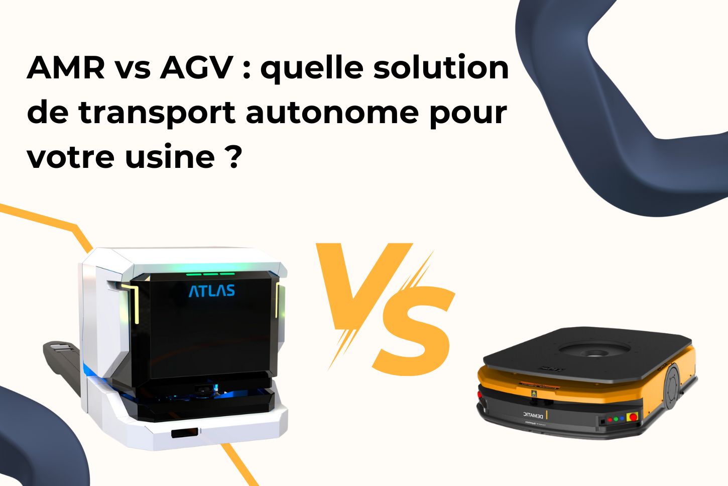 AMR vs AGV : quelle solution de transport autonome pour votre usine ?