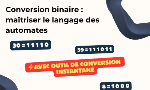Conversion binaire : maîtriser le langage des automates