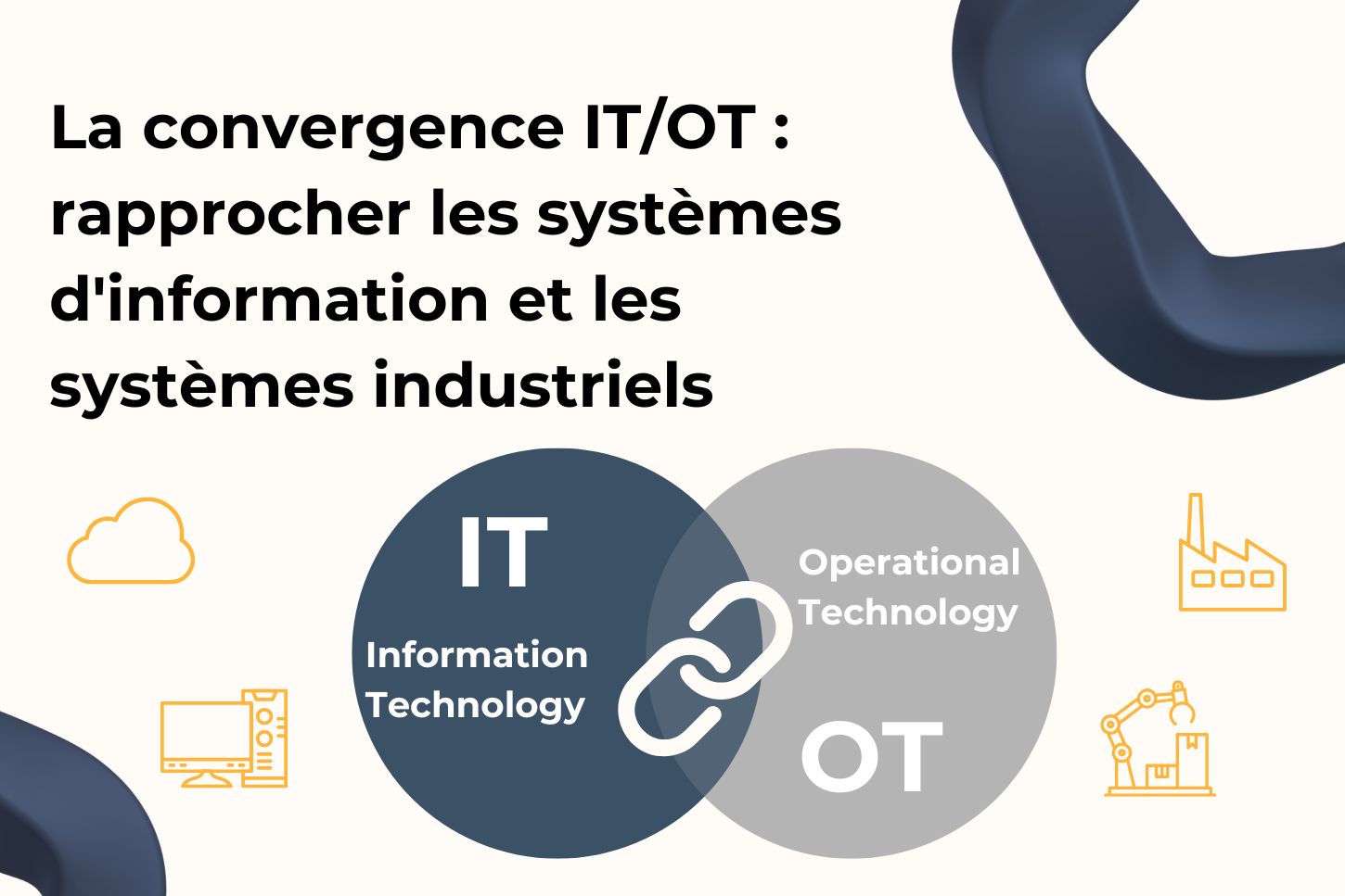 La convergence IT/OT : rapprocher les systèmes d'information et les systèmes industriels