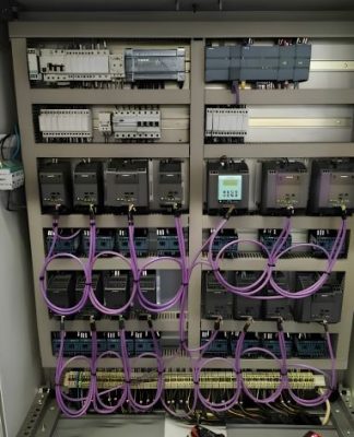 Armoire avec liaison Profibus
