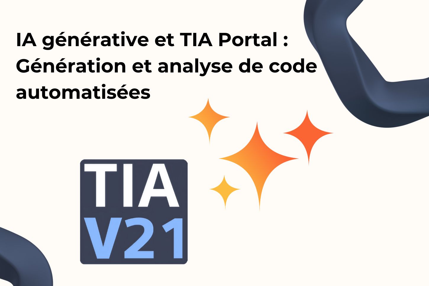 IA générative et TIA Portal : Génération et analyse de code automatisées