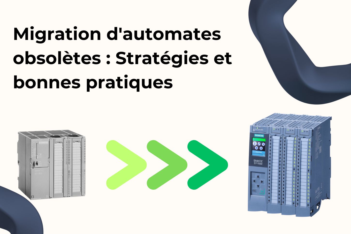 Migration d'automates obsolètes : Stratégies et bonnes pratiques