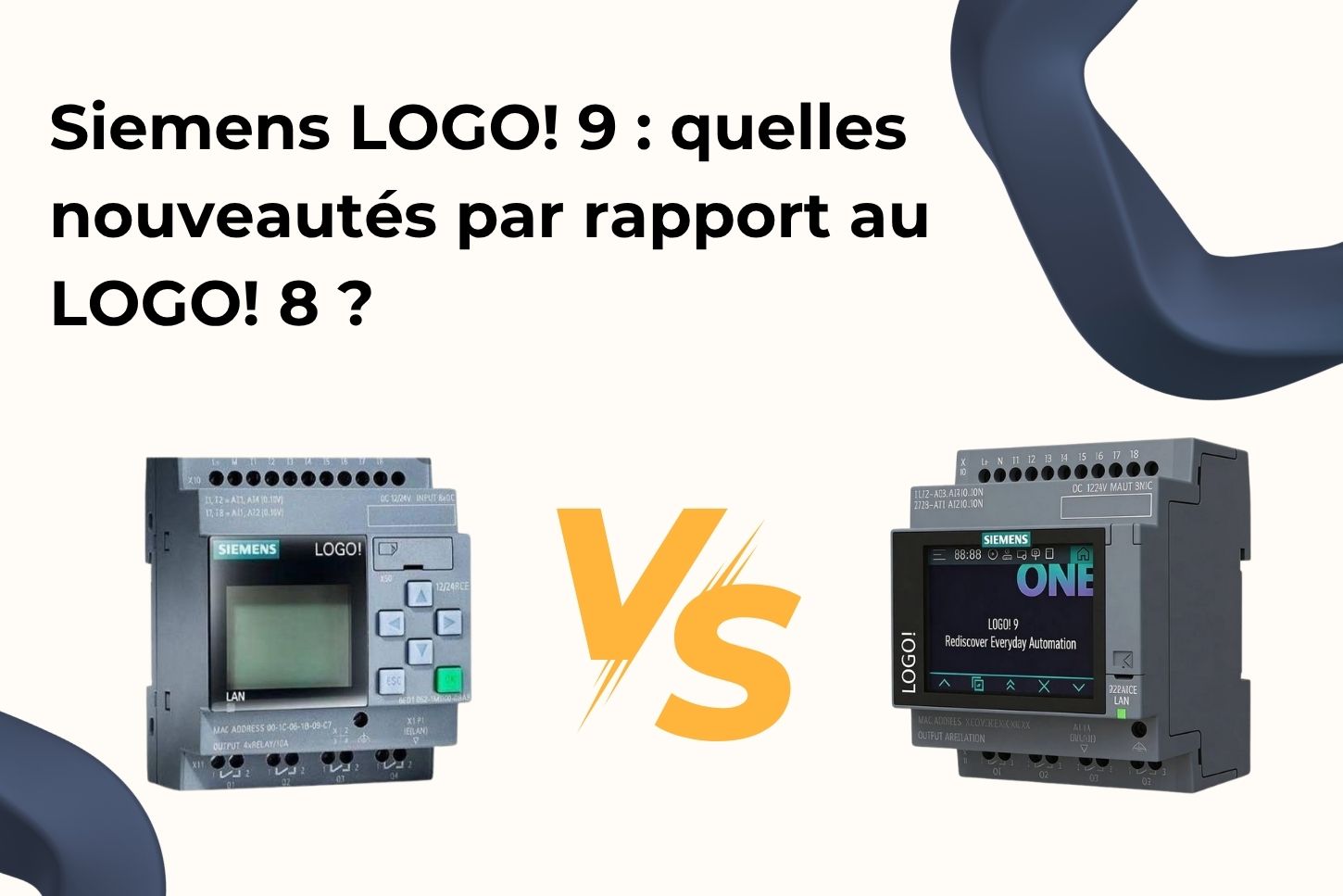 Siemens LOGO! 9 : quelles nouveautés par rapport au LOGO! 8 ?